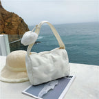 Fashion Portable Pleated One Shoulder Armpit Bag