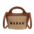 New Fashion Straw Vegetable Basket Style Women's Bag