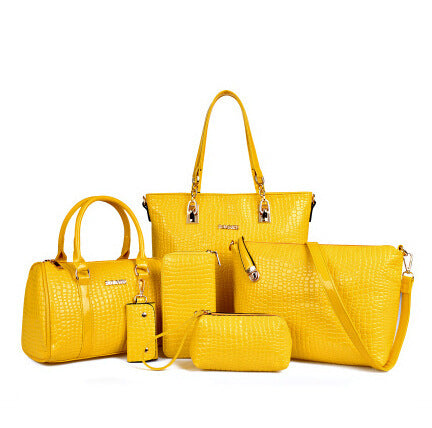 Six-piece Single-shoulder Messenger Handbag