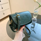 Small Texture Portable Small Square Single Shoulder Crossbody Bag Female