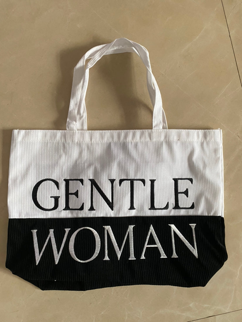 Fashion Portable Large Capacity Canvas Women's shopping Bag