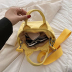 Fashion Small Square Bag With Wide Shoulder Strap handbag