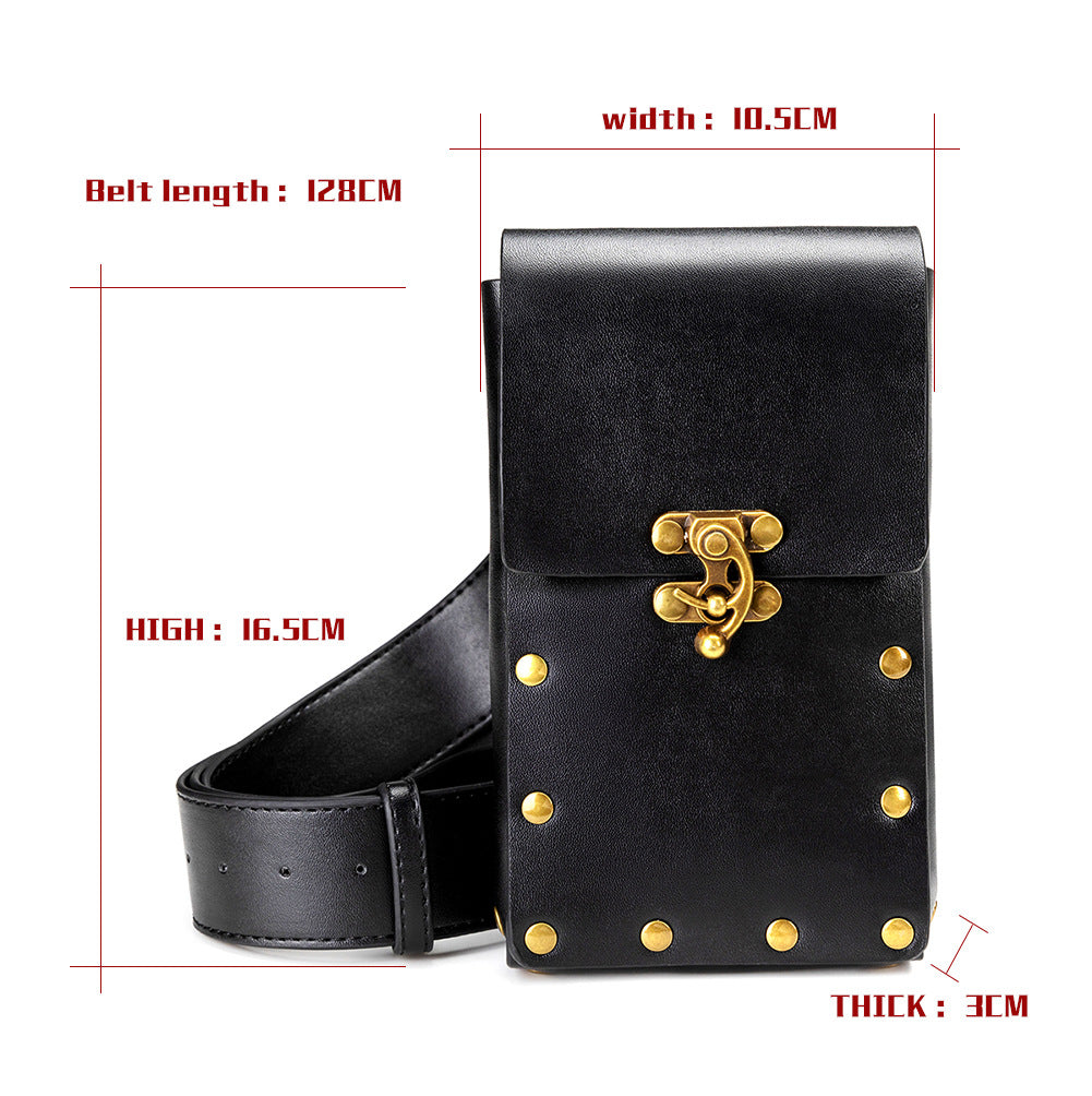 Women's Steampunk Retro One Shoulder Messenger Bag