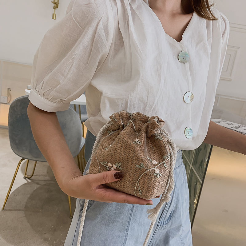 Lace Women's New Travel Vacation Beach bucket Bag
