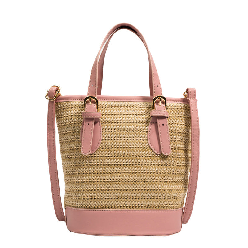Straddle Handbag Online Celebrity Simple Woman bucket bag