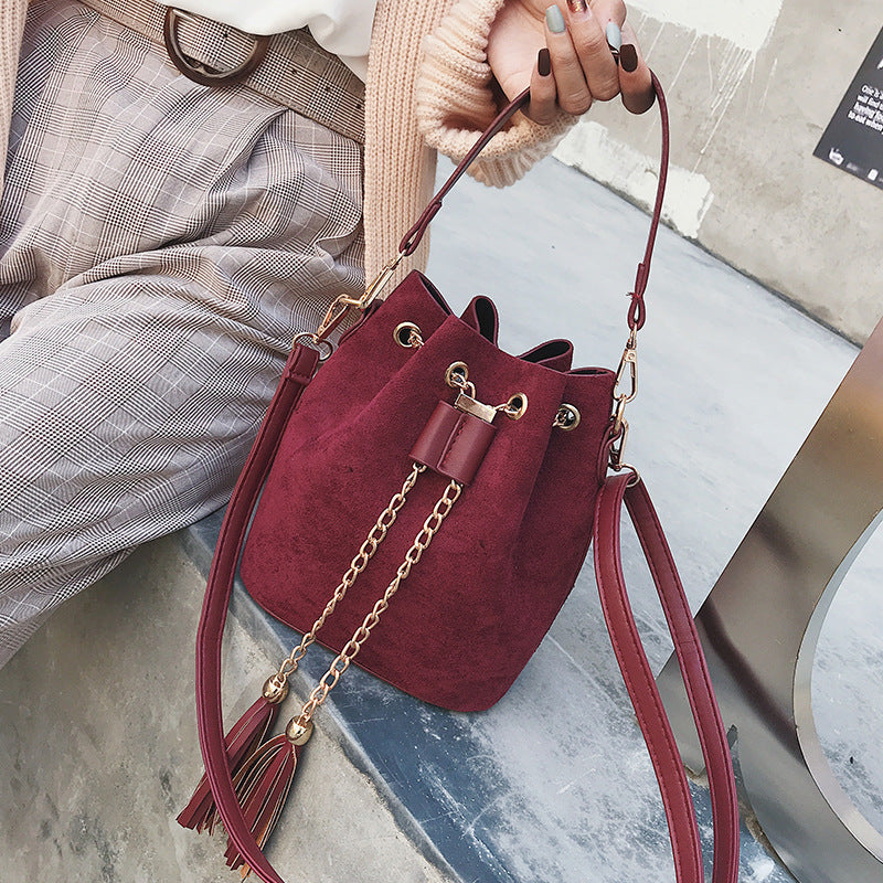 Small bag female new wave retro chain version of the wild bucket bag
