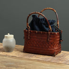 Handmade Bamboo Tea Art Set handBag