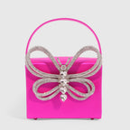 Square Butterfly Diamond One Shoulder Crossbody Handbag