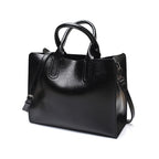 8 new color fashion handbag bag retro all-match single shoulder bag simple oil wax portable Tote Bag