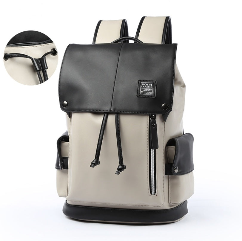 high quality PU lining polyester backpack