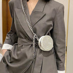 New Western Style Diamond-encrusted Chain Messenger Bag Fashion