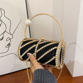 Women's Metal Hand Cage One evening Bag