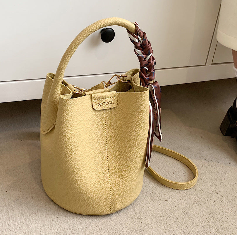 Versatile Crossbody Fashion Handbag Bucket Bag
