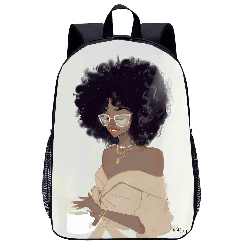 Girl Student School Bag Child