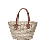 Fashionable One-shoulder Large-capacity All-match Straw Basket Bag