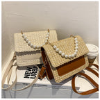 Pearl Shoulder Fashion Crossbody Bag
