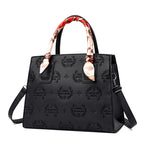Large-capacity Fashion And Popular Embossed Ladies One-shoulder Messenger Handbag