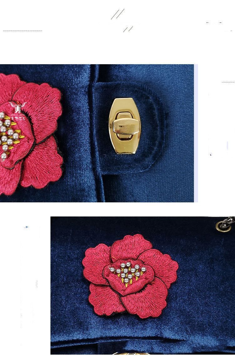 Fashion Embroidery Middle-aged Mother Bag