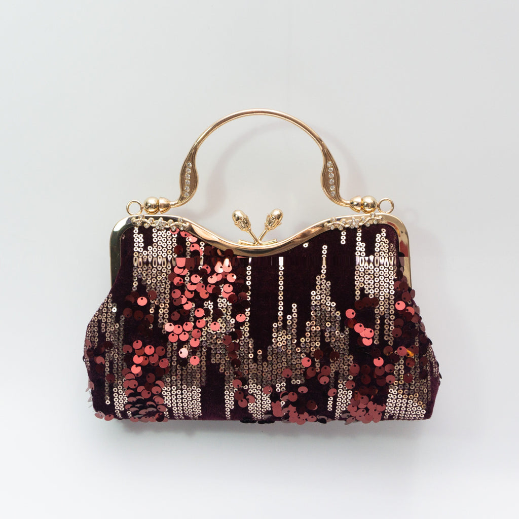 FashionLadies New Sequin Flannel Evening Bag
