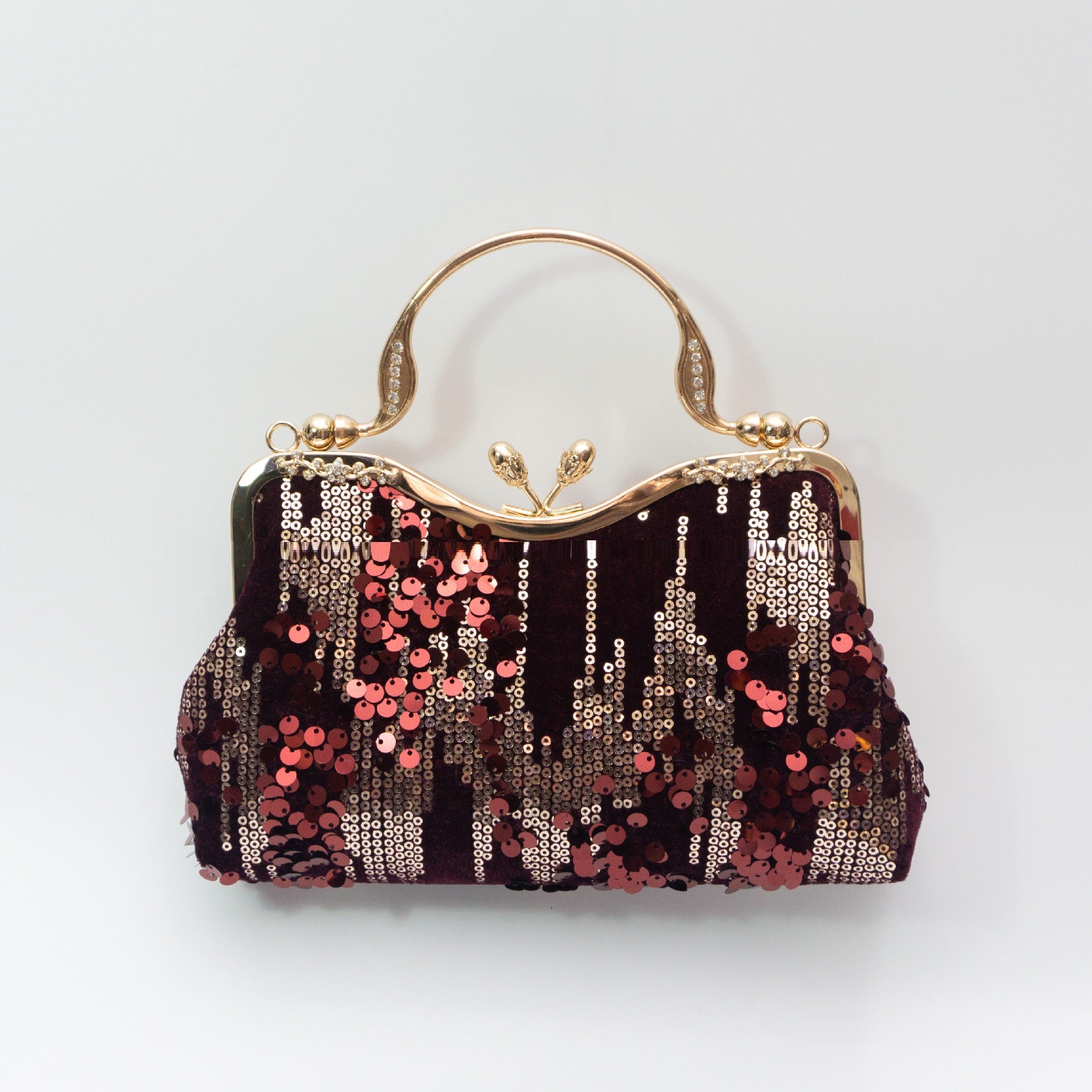 FashionLadies New Sequin Flannel Evening Bag