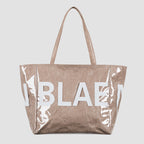 Women's Pvc Kraft Paper Large Capacity New Shoulder shopping bag