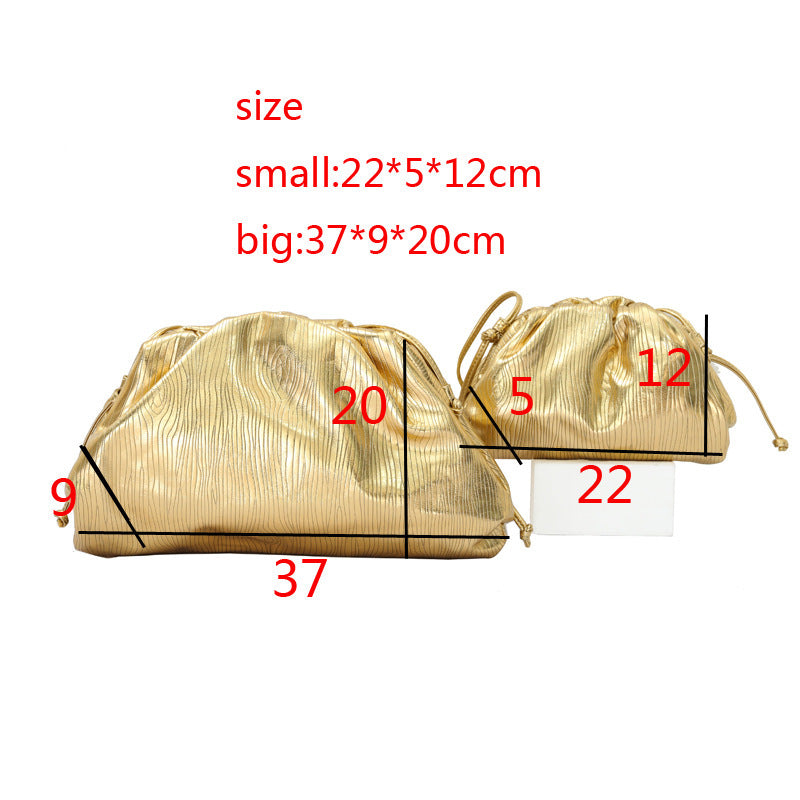 Women's New Cloud Woven One Shoulder Diagonal Bag