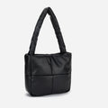 Small Cute Down shoulder bag Soft Leather Rhomboid