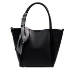 Korean Version Scarf Diagonal Handbag Litchi Grain