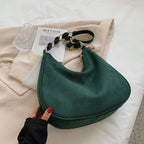 Autumn And Winter New Simple Fashion Large Capacity Suede Ladies