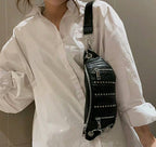 New Fashion Ladies Simple Zipper Chest Bag
