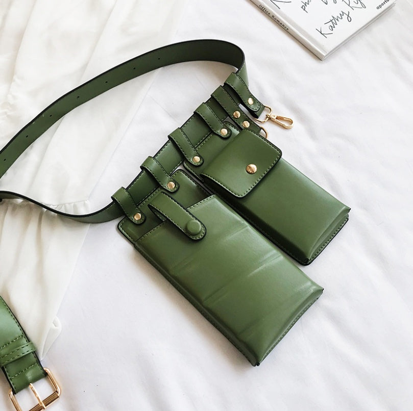 Mobile phone bag handbags new fashion pockets female tide new version of the shoulder bag personality girl small bag
