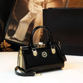 Senior Texture Patent Leather One Shoulder Unique Brand Lady handBag