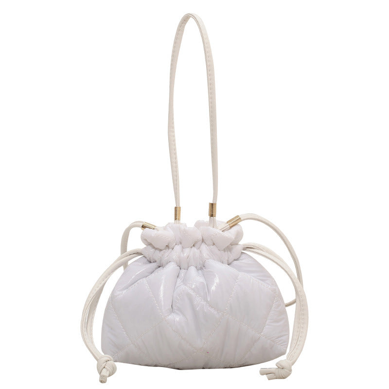 Personalized Car Stitching Solid Color Women's Bag
