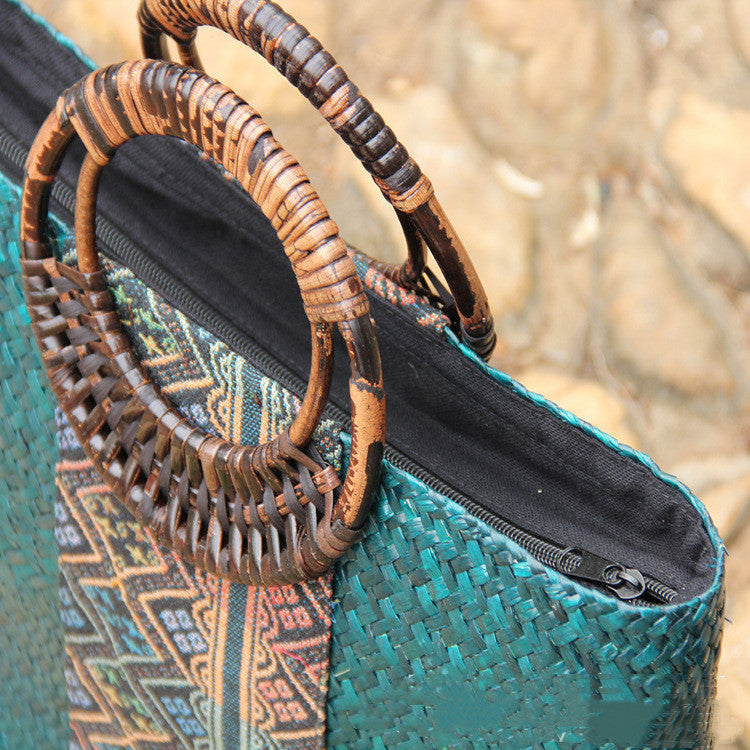 New Women's Leisure Holiday Rattan handBag