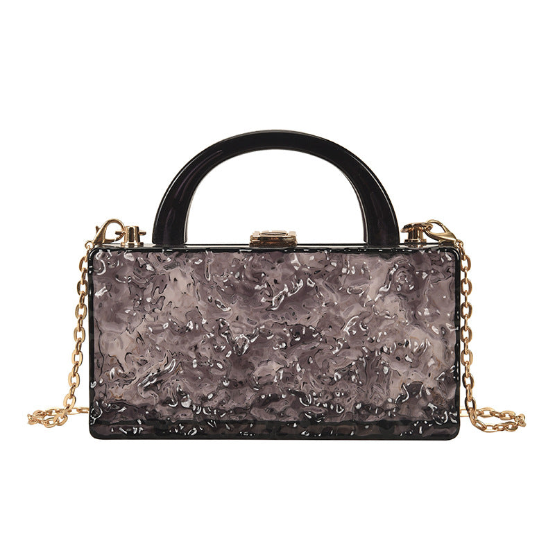Fashion New Transparent Acrylic Jelly Bag Women