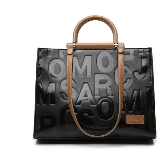 Female Large Capacity Top-Handle Bag Lady's Handbag Casual Tote Girl Messenger Bag