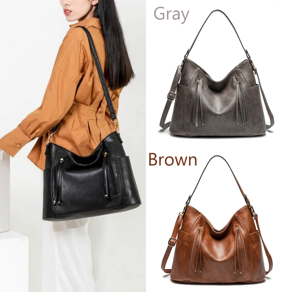 Luxury Women Bag Handbags Women messenger shoulder Bags Leather Designer Handbag Vintage Big Large Capacity Hobos Female Bag