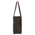Vintage Large Capacity shoulder bag Top Layer Cowhide