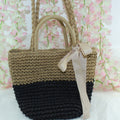 New straw bag shoulder portable handbags beach woven straw bag version of the tide female fire package