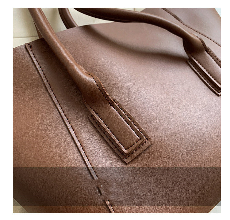 Versatile Retro Tote Bag Niche Fashion Single Shoulder Big Bag Trend
