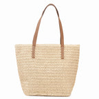 Women's New Straw Woven Large Capacity Portable Shoulder Bag