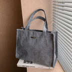 Simple And Fashionable Corduroy shoulder bag
