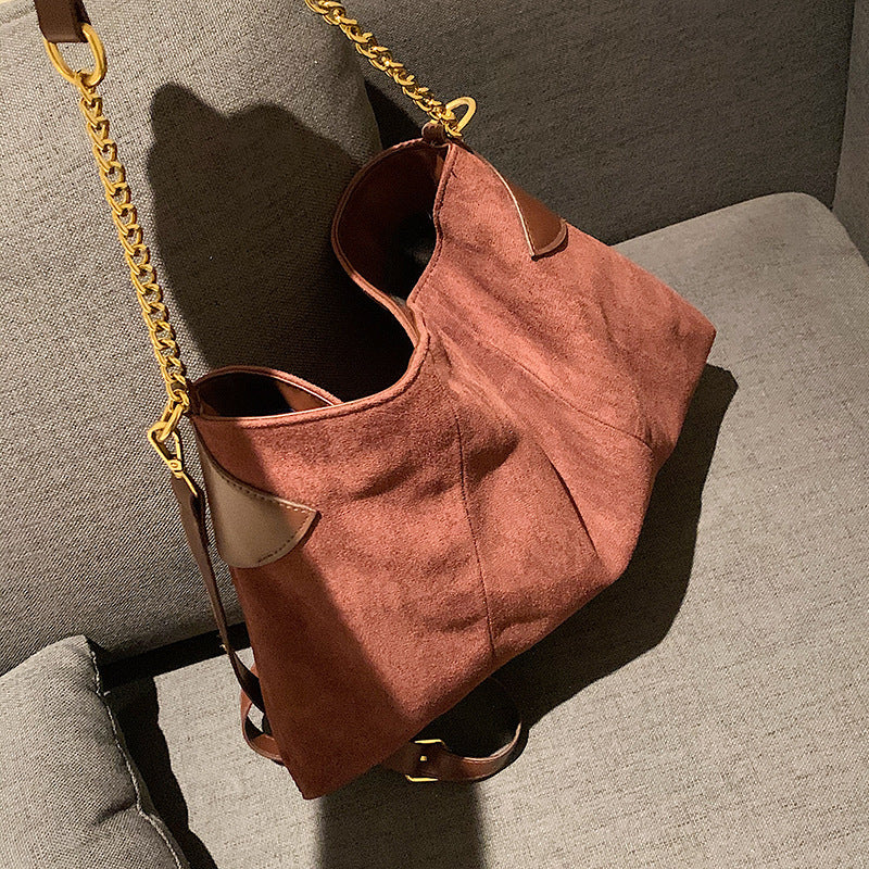 Bag Lady Suede Cross Body Leisure Chain