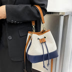 Contrast Color Women's New Fashion Single Shoulder Messenger Bag