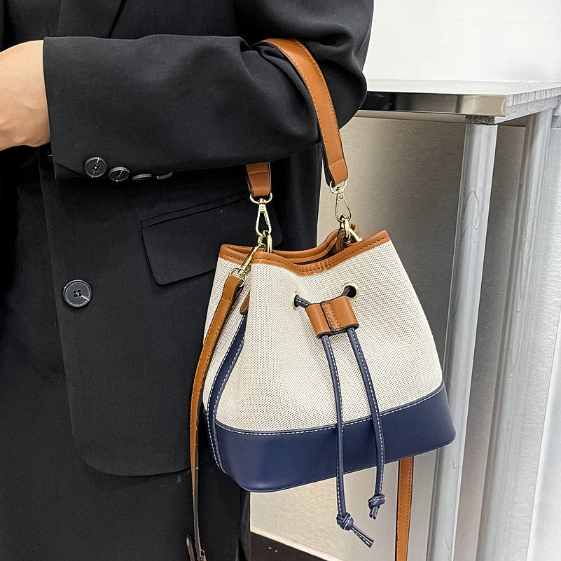 Contrast Color Women's New Fashion Single Shoulder Messenger Bag