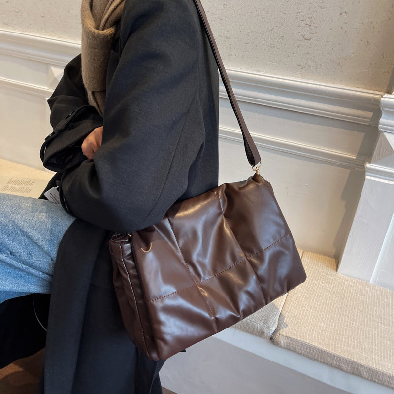 Car Stitching PU Trend Simple Underarm Bag
