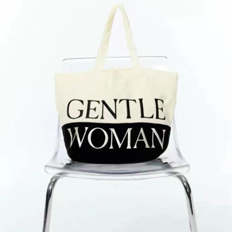 Fashion Portable Large Capacity Canvas Women's shopping Bag