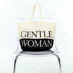 Fashion Portable Large Capacity Canvas Women's shopping Bag