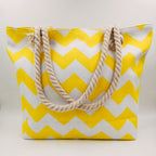 Versatile Navy Rope Sleek Canvas Shoulder Bag