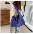 Versatile Solid Color Large Capacity Women's Large Shoulder Bag